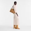 Tobacco Le Pliage Xtra M Hobo bag